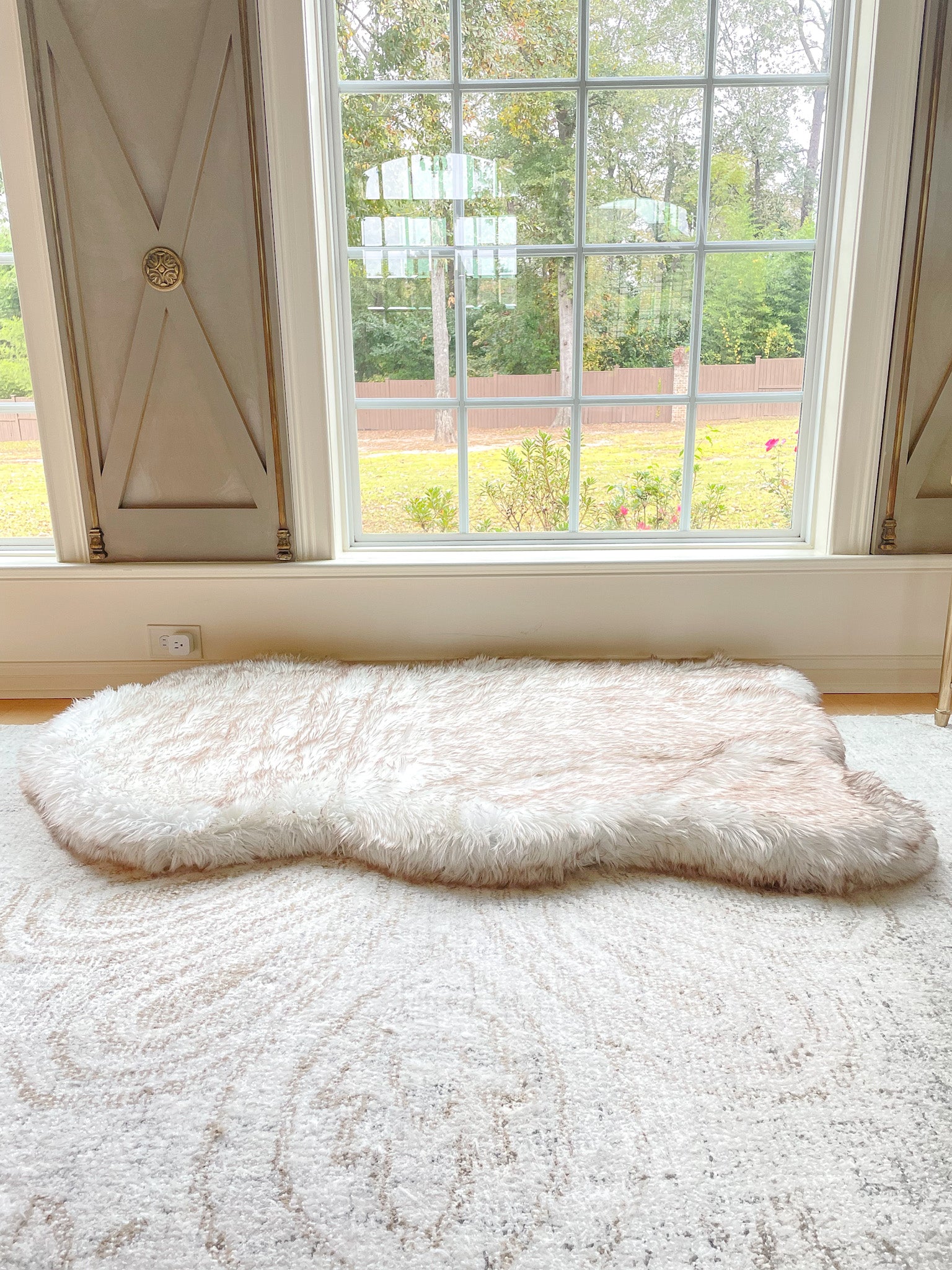 Dog bed hot sale rug