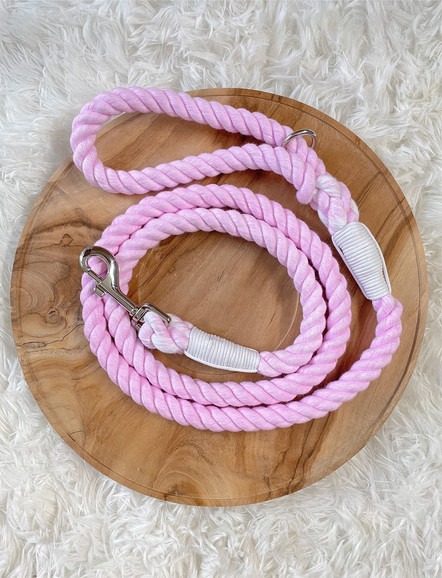 Rope Leash - Pretty in Pink